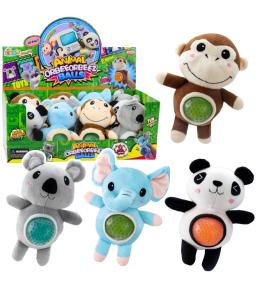 Maskotka do ściskania brzuszek z kulkami MIX