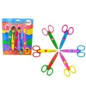 Nożyczki kreatywne kolorowe 6el