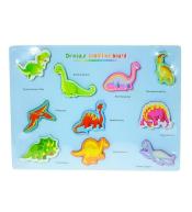 Układanka puzzle drewniane dinozaury