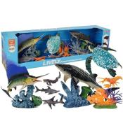 Zestaw zwierząt morskich