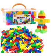 Klocki Konstrukcyjne przestrzenne w kuferku 126el