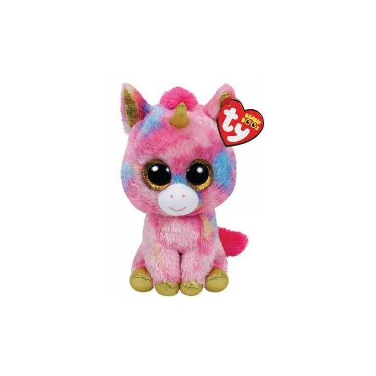 Beanie Boos Fantasia - Kolorowy Jednorożec 16cm