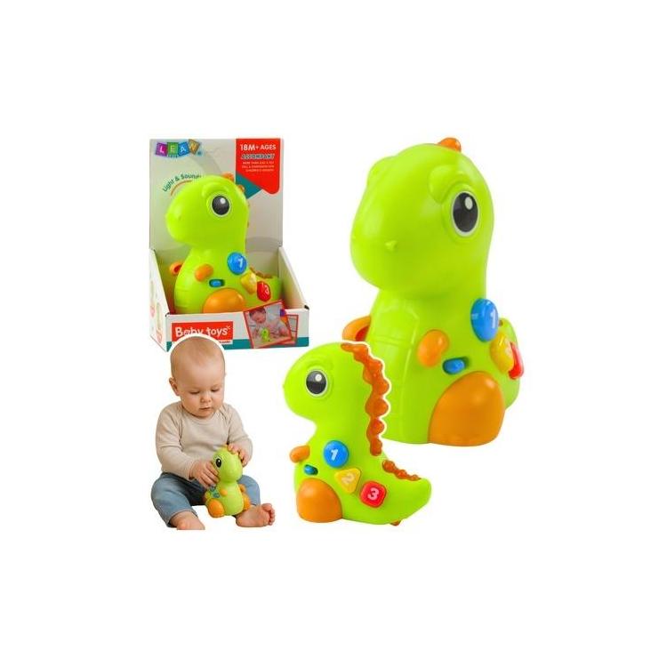 Zabawka interaktywna Dinozaur na kółkach