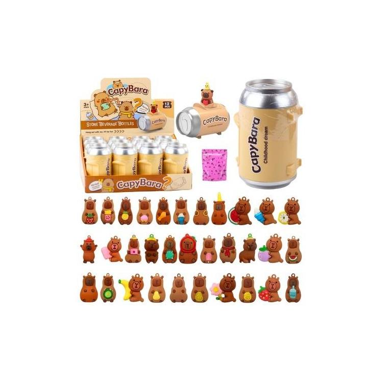Figurka Kapibary brelok w puszce MIX