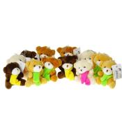 Miś pluszowy z zawieszką 9cm MIX