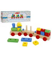 Pociąg drewniany jumbo