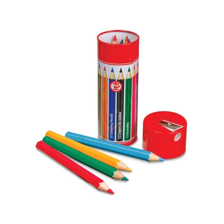 Kieszonkowe kredki z temperówką