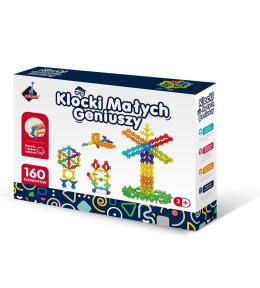 Klocki małych geniuszy kwiatki kulki 160el