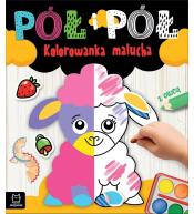 Pół i pół. Kolorowanka malucha z owcą