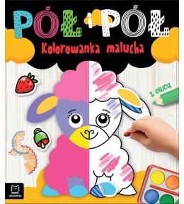 Pół i pół. Kolorowanka malucha z owcą