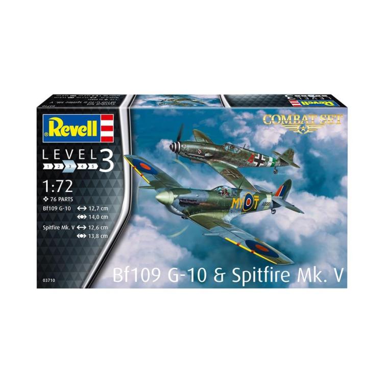 Samolot 1:72 Me BF-109G-10 & Spitfire Mk.V