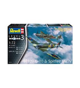 Samolot 1:72 Me BF-109G-10 & Spitfire Mk.V
