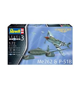 Samolot 1:72 Me 262 & P-51B