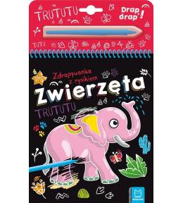 Zwierzęta. Zdrapywanka z rysikiem