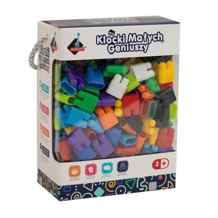 Klocki małych geniuszy - cegiełki 260 elementów