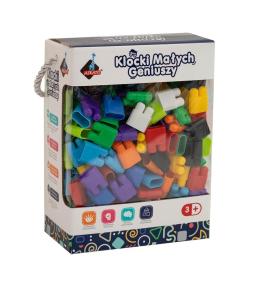 Klocki małych geniuszy - cegiełki 260 elementów