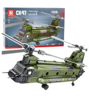 Klocki konstrukcyjne Helikopter wojskowy Chinook