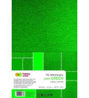 Filc dekoracyjny ciemnozielony 10szt HAPPY COLOR