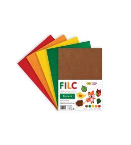 Filc dekoracyjny forest 5 kolorów HAPPY COLOR