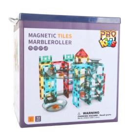 Klocki magnetyczne tor kulkowy 72el