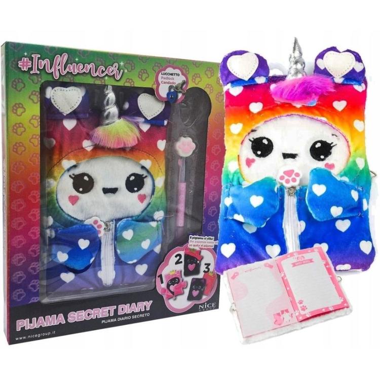 Pamiętnik Influencer tęcza w serca