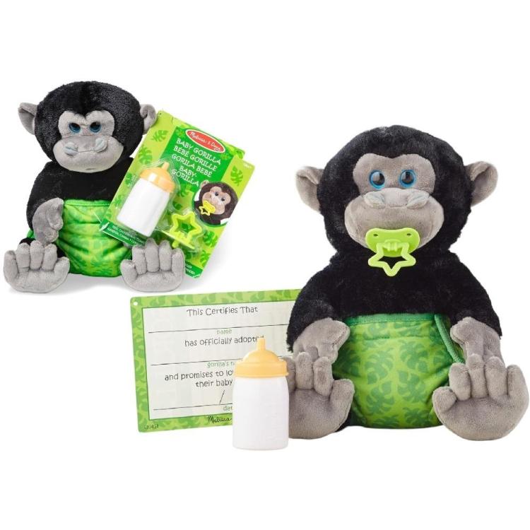 Maskotka młody goryl z certyfikatem m&d