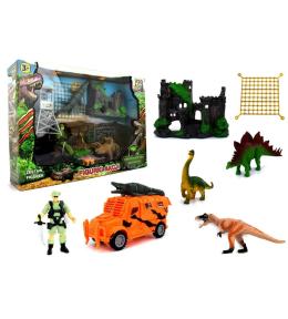 Prehistoryczna wyprawa - figurki z akcesoriami mix