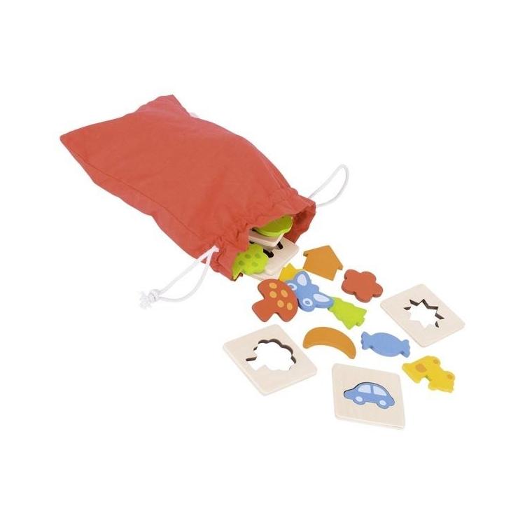 Gra dotykowa w worku - dopasuj kształty