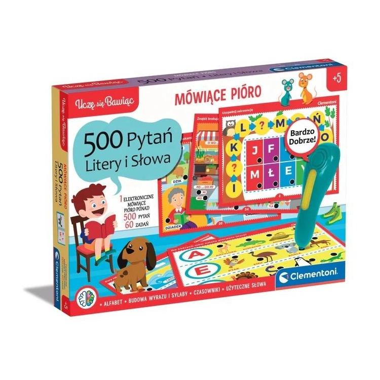 Uczę się bawiąc. Mówiące Pióro 500 pytań - Litery