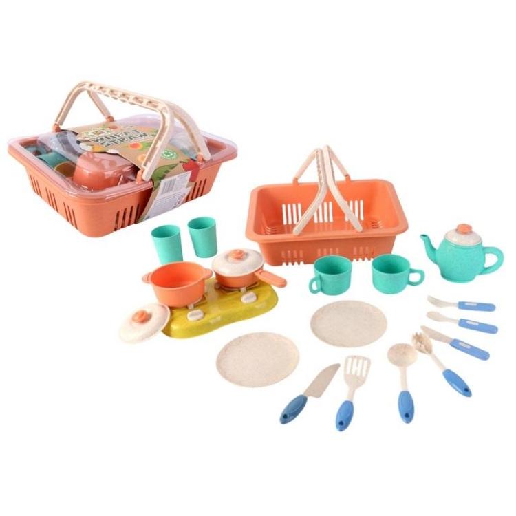 Zestaw kuchenny w koszyku