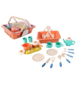 Zestaw kuchenny w koszyku