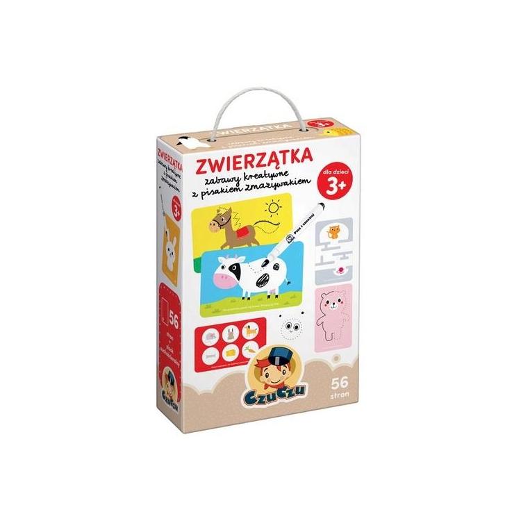 CzuCzu Zwierzątka. Zabawy kreatywne z pisakiem 3+
