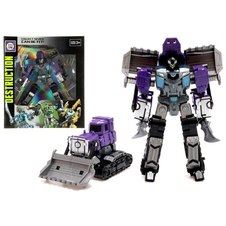 Robot destruction spychacz fioletowy