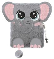 Pamiętnik A5/96K z kłódką 3D Elephant