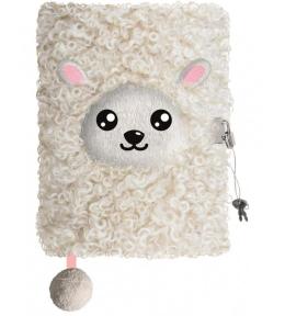 Pamiętnik A5/96K z kłódką 3D Sheep