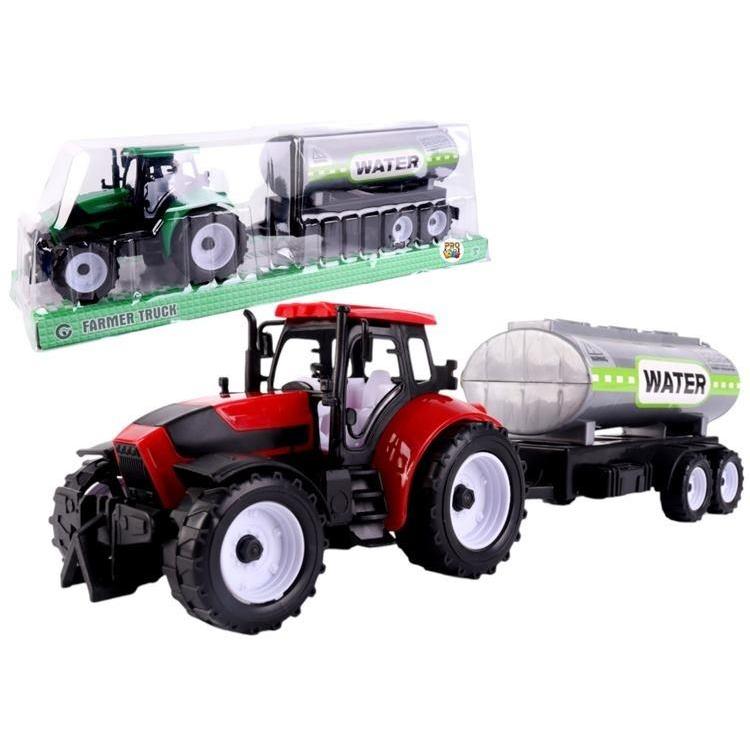 Traktor z cysterną mix