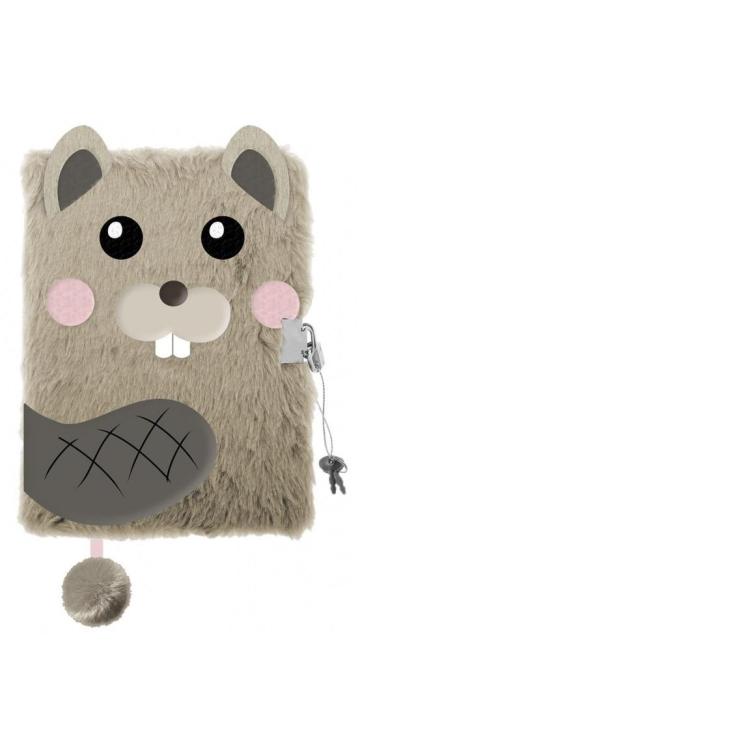 Pamiętnik z kłódką 3D My Little Friend Beaver