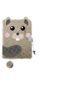 Pamiętnik z kłódką 3D My Little Friend Beaver