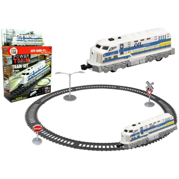 Kolejka elektryczna 135cm lokomotywa b/o