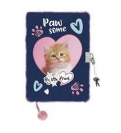 Pamiętnik z kłódką A5/96K włochacz Kot