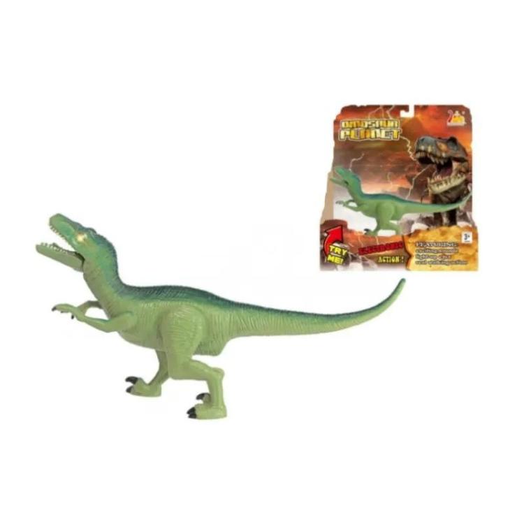 Dinozaur figurka velociraptor światło i ryk