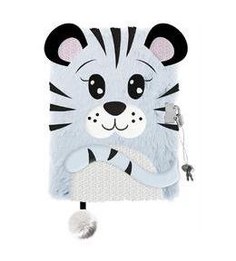 Pamiętnik z kłódką A5/96K włochacz Tygrys