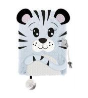 Pamiętnik z kłódką A5/96K włochacz Tygrys