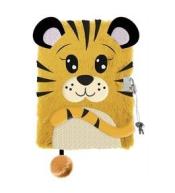 Pamiętnik z kłódką A5/96K włochacz Tygrys