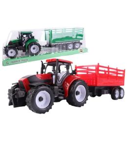 Traktor z przyczepą burtową mix