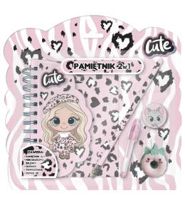 Pamiętnik z kłódką 2w1 + przybory Best Friends 10