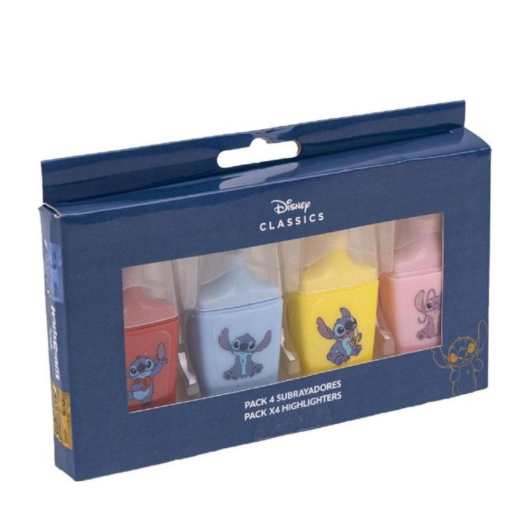 Zakreślacze Stitch 4szt