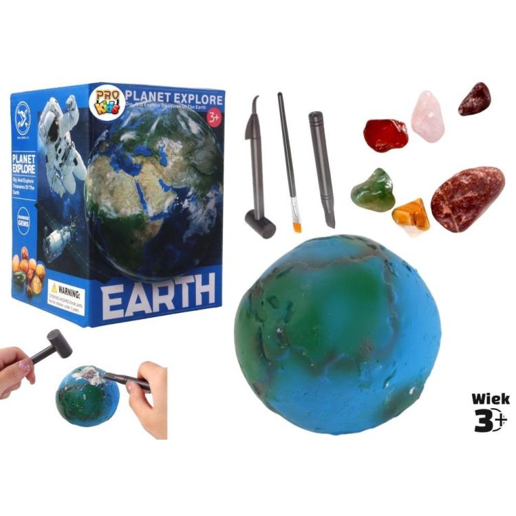 Wykopaliska minerałów planeta Ziemia