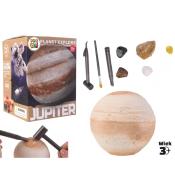 Wykopaliska minerałów planeta Jowisz