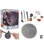 Wykopaliska minerałów planeta Księżyc